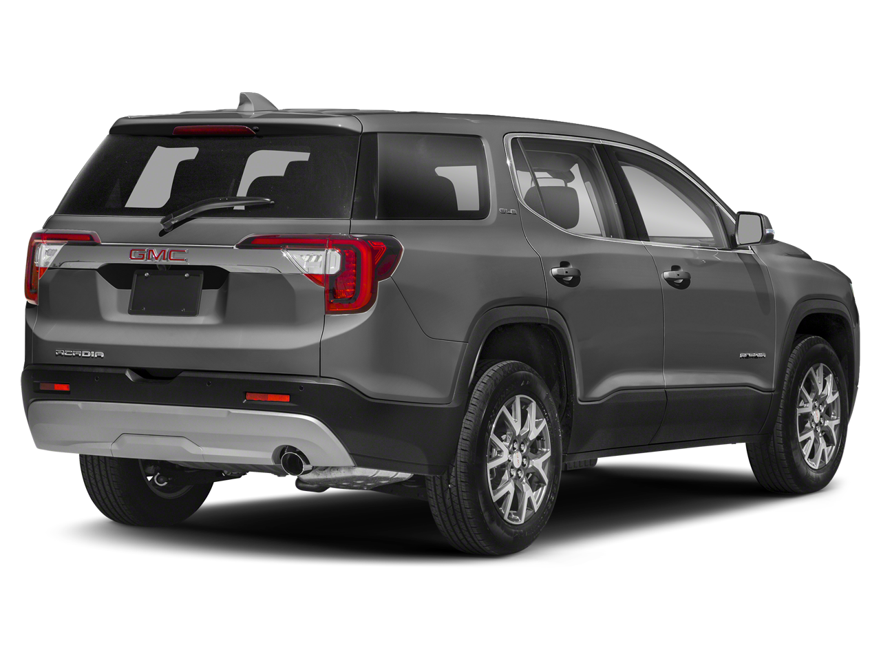 2021 GMC Acadia — rear three-quarter view
