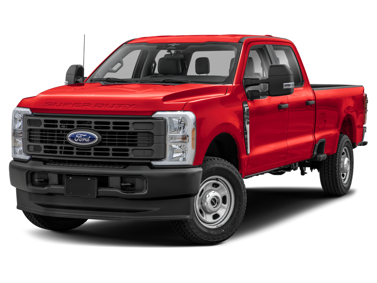 2026 Ford F-350SD Platinum DRW in Star White Metallic Tri-Coat — front three-quarter view