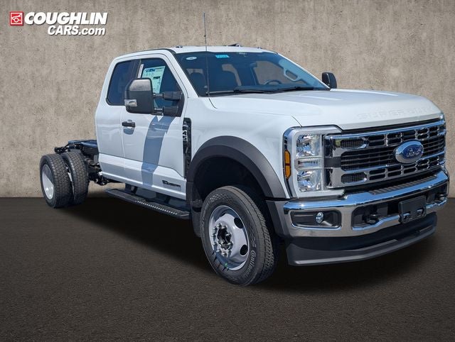 2026 Ford F-450SD XL DRW in Oxford White — front three-quarter view