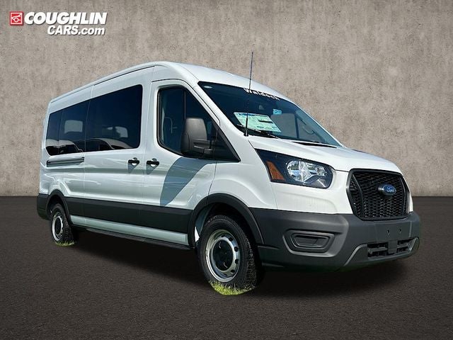 2024 Ford Transit-350 XL in Oxford White — front three-quarter view