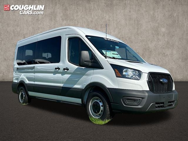 2024 Ford Transit-350 XL in Oxford White — front three-quarter view