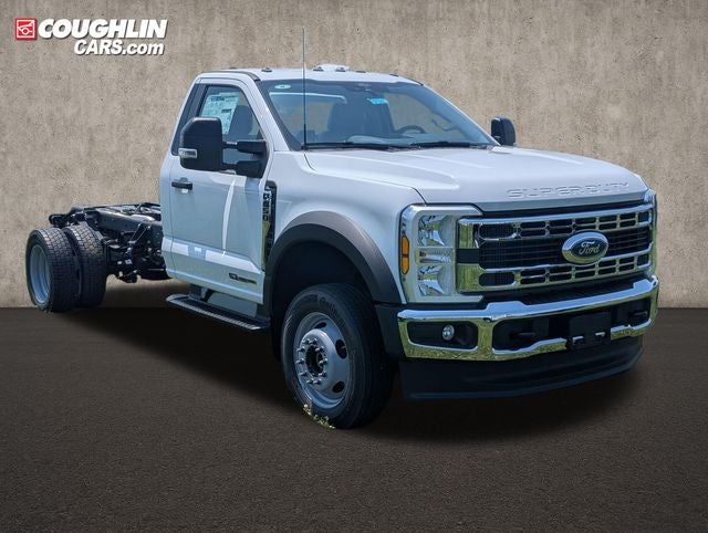 2026 Ford F-450SD XL DRW in Oxford White — front three-quarter view