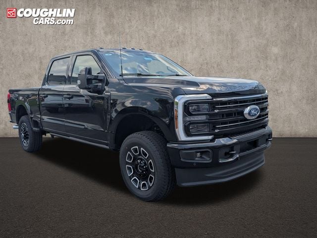 2026 Ford F-250SD Platinum in Agate Black Metallic — front three-quarter view