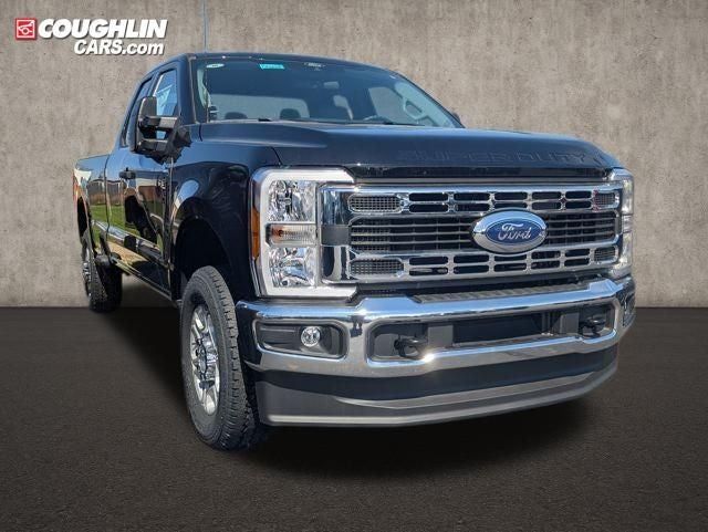 2026 Ford F-350SD XLT in Agate Black Metallic — front three-quarter view