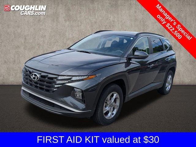 2023 Hyundai Tucson — rear three-quarter view