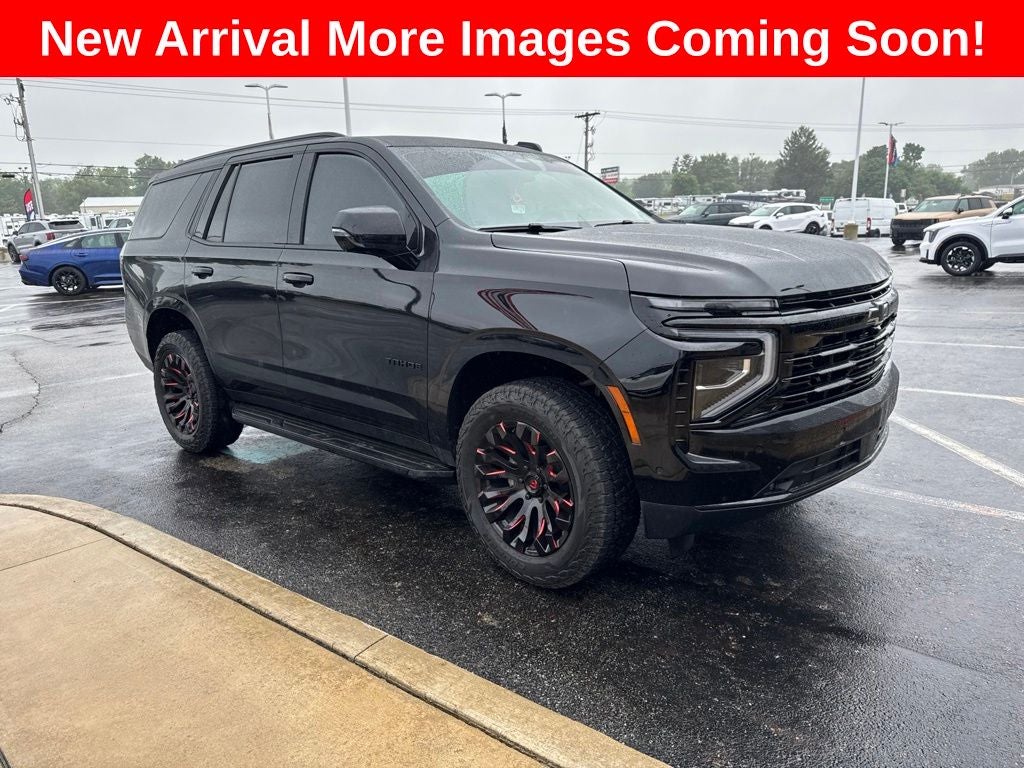 2026 Chevrolet Tahoe RST in Black — front three-quarter view