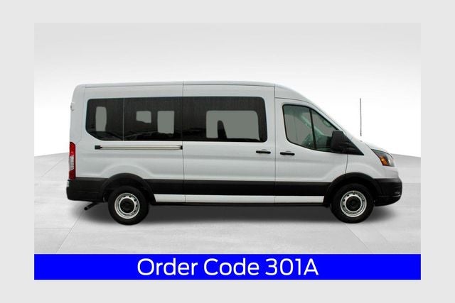 2024 Ford Transit-350 XL in Oxford White — front three-quarter view
