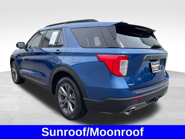 2023 Ford Explorer — rear three-quarter view