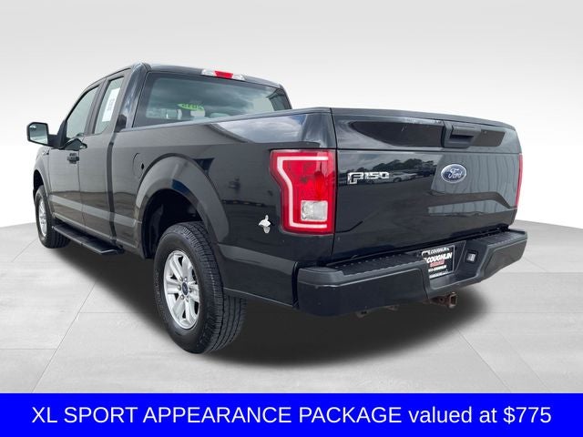 2015 Ford F-150 — rear three-quarter view