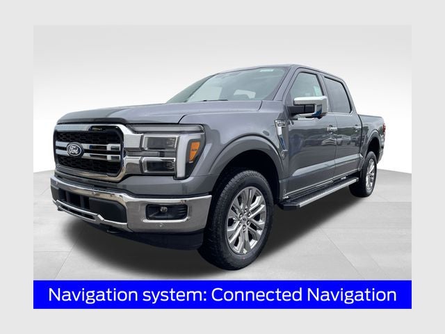 2026 Ford F-150 Lariat in Carbonized Gray Metallic — front three-quarter view