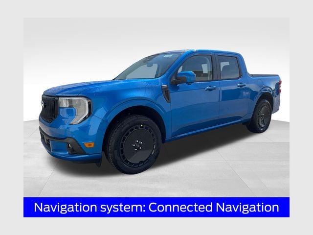 2026 Ford Maverick Lobo High in Velocity Blue — front three-quarter view