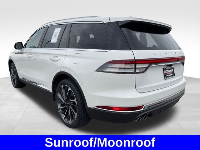 2020 Lincoln Aviator — rear three-quarter view