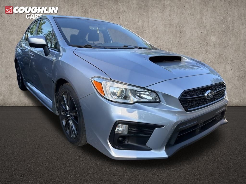 2018 Subaru WRX Base in Ice Silver Metallic — front three-quarter view