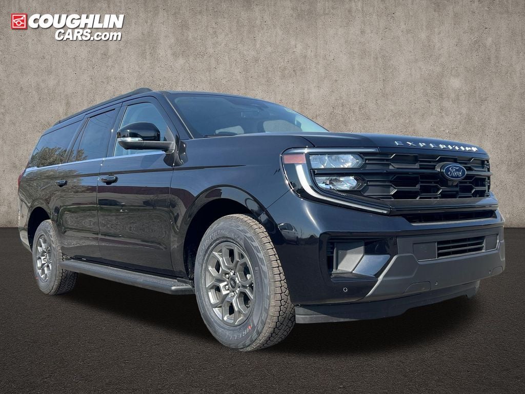 2026 Ford Expedition Max Active in Agate Black Metallic — front three-quarter view