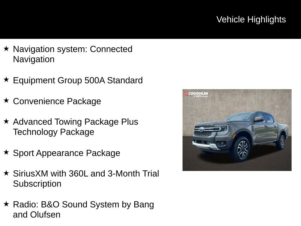 2026 Ford Ranger — side profile view
