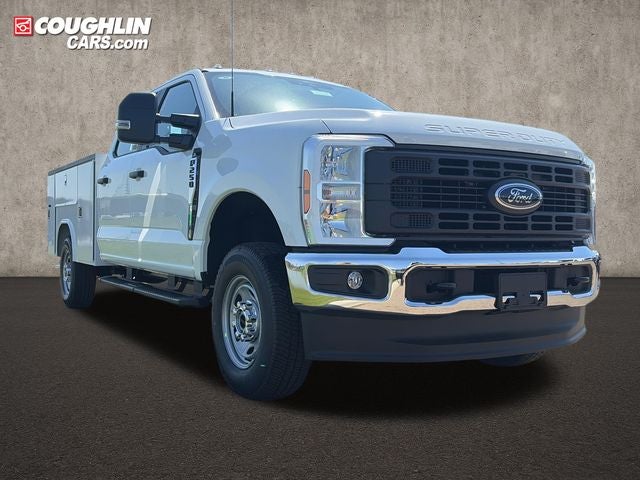 2026 Ford F-250SD XL in Oxford White — front three-quarter view