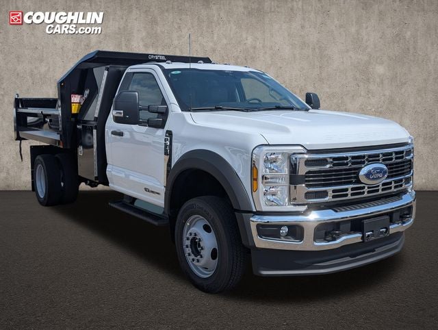 2026 Ford F-550SD XL DRW in Oxford White — front three-quarter view