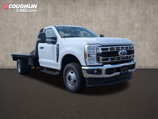 2026 Ford F-350SD XL DRW in Oxford White — front three-quarter view