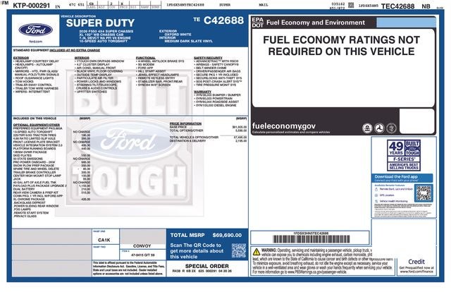 2026 Ford F-550SD — interior view