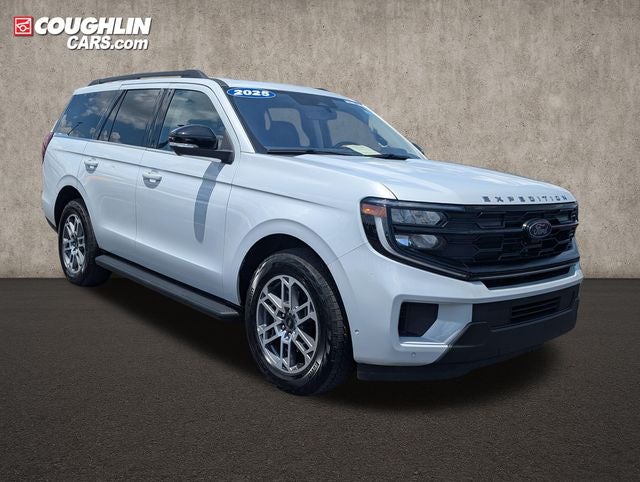 2025 Ford Expedition Active in Space Silver Metallic — front three-quarter view