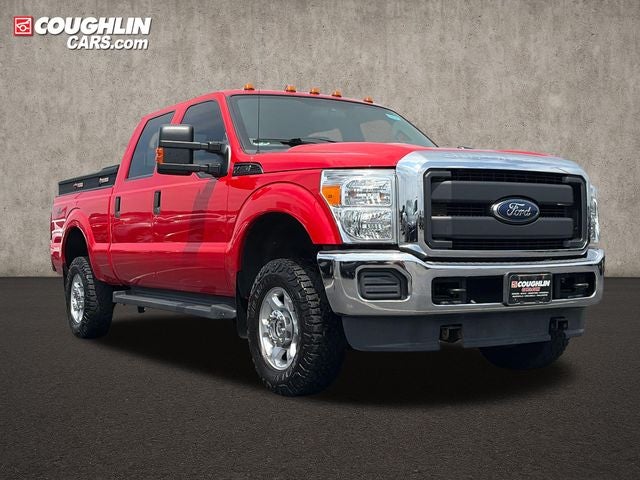 2016 Ford F-350SD XL in Race Red — front three-quarter view