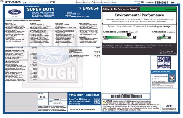 2026 Ford F-350SD — interior view