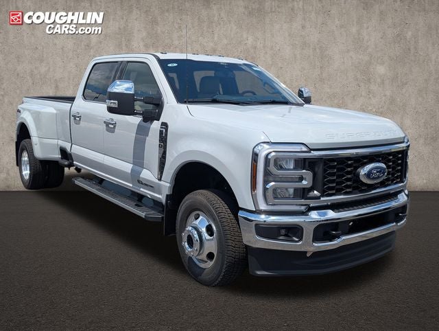 2026 Ford F-350SD Lariat DRW in Avalanche — front three-quarter view