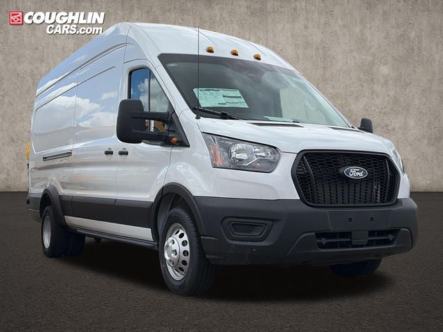 2026 Ford Transit-350 Base in Oxford White — front three-quarter view