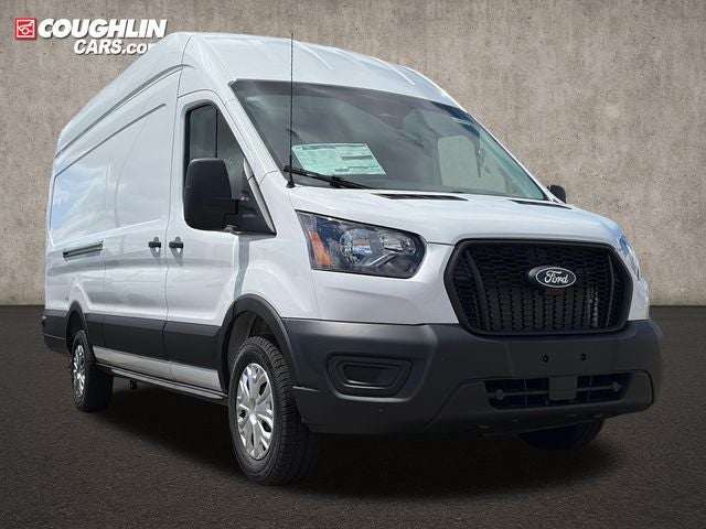2026 Ford Transit-350 Base in Oxford White — front three-quarter view