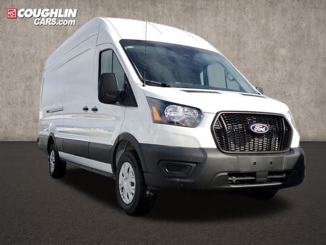 2026 Ford Transit-350 Base in Oxford White — front three-quarter view