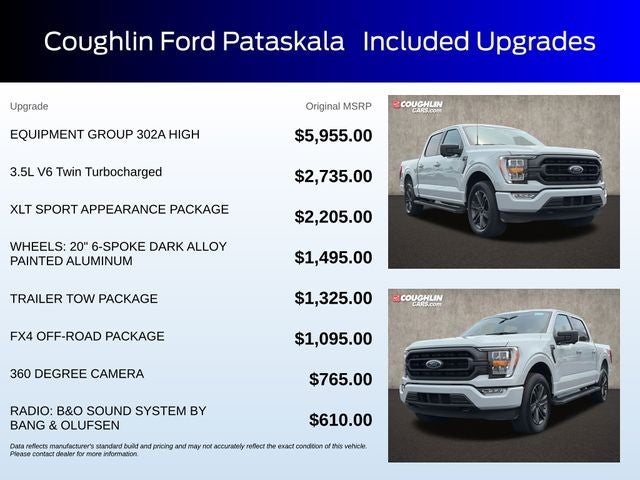 2023 Ford F-150 — rear three-quarter view