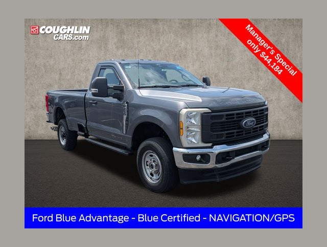 2024 Ford F-250SD XL in Carbonized Gray Metallic — front three-quarter view