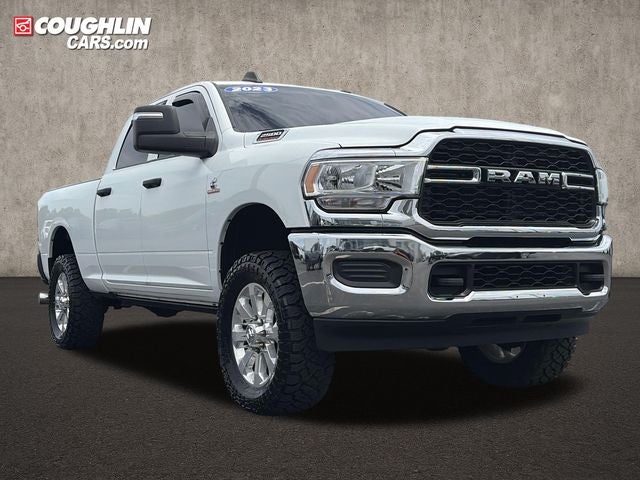 2023 RAM 2500 Tradesman in Bright White Clearcoat — front three-quarter view