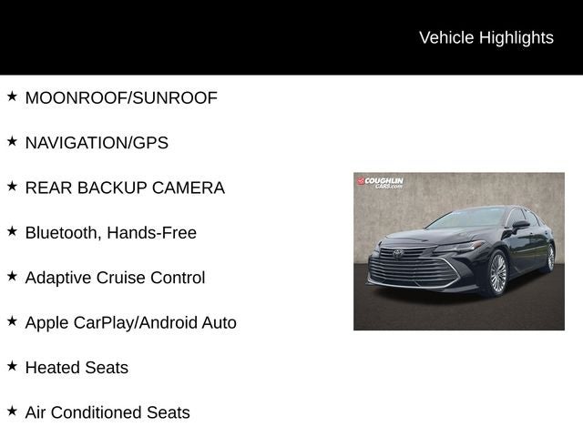2019 Toyota Avalon — side profile view