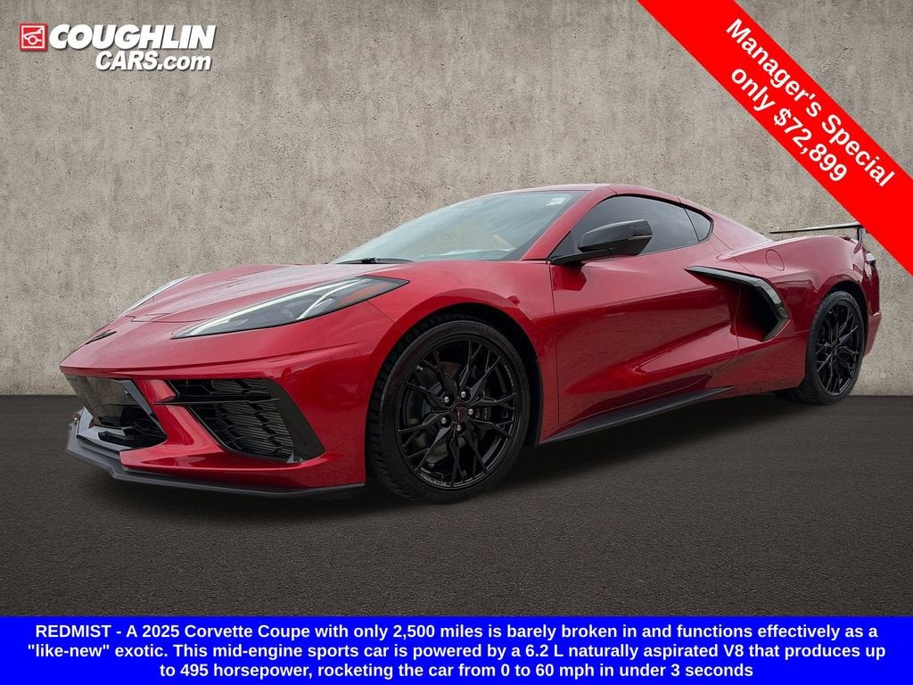 2025 Chevrolet Corvette Stingray — side profile view