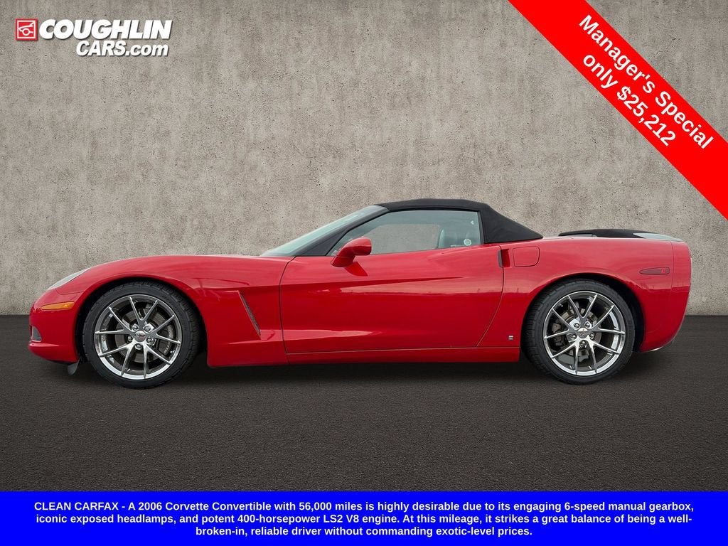 2006 Chevrolet Corvette — side profile view