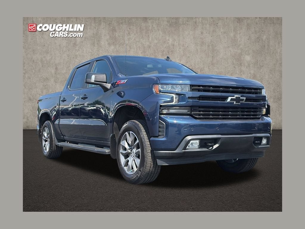 2021 Chevrolet Silverado 1500 RST in Northsky Blue Metallic — front three-quarter view