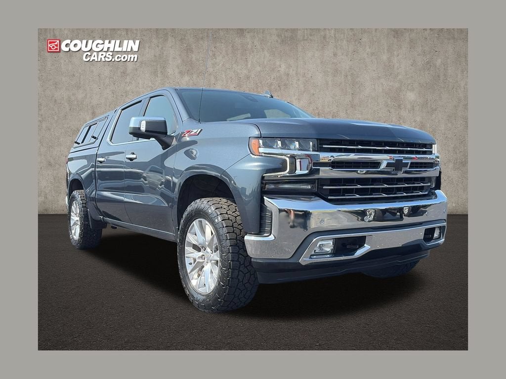 2022 Chevrolet Silverado 1500 LTD LTZ in Shadow Gray Metallic — front three-quarter view