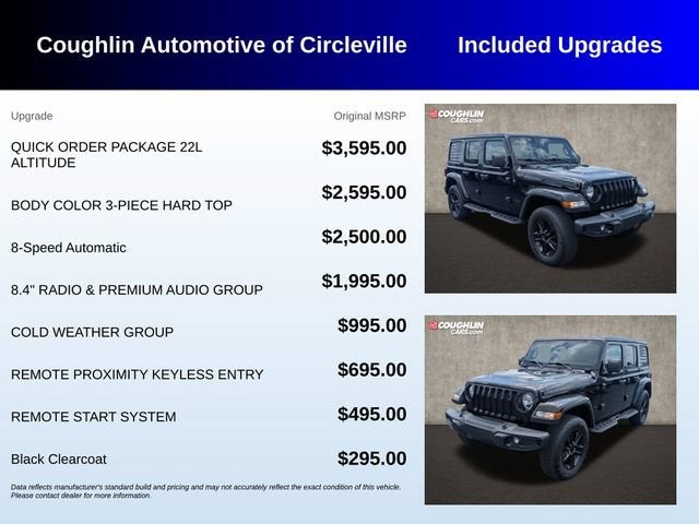 2021 Jeep Wrangler — rear three-quarter view